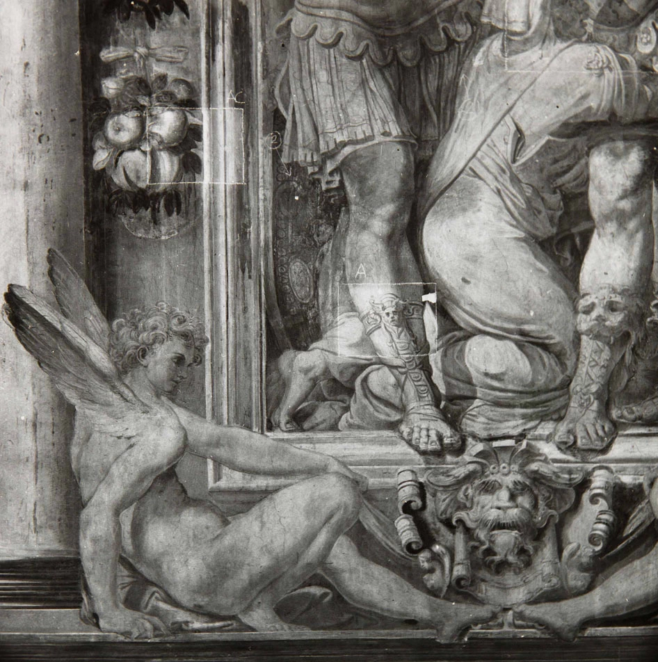 Perin del Vaga - Alessandro Magno grazia la famiglia di Dario, Castel Sant'Angelo, Roma 3